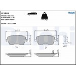 Delphi Σετ τακάκια, Δισκόφρενα - LP1865