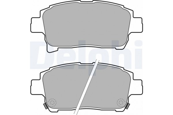 Delphi Σετ τακάκια, Δισκόφρενα - LP1896