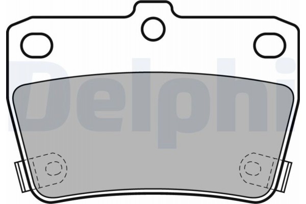 Delphi Σετ τακάκια, Δισκόφρενα - LP1942