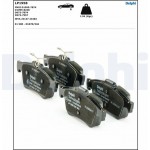 Delphi Σετ τακάκια, Δισκόφρενα - LP1958 Delphi Σετ τακάκια, Δισκόφρενα - LP1958