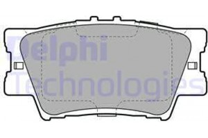 Delphi Σετ τακάκια, Δισκόφρενα - LP2004