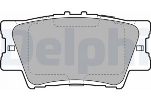 Delphi Σετ τακάκια, Δισκόφρενα - LP2004