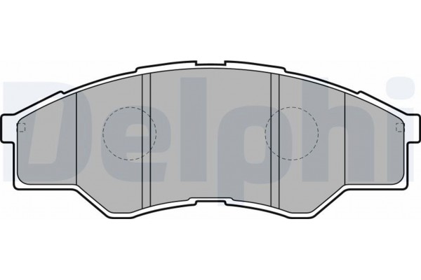Delphi Σετ τακάκια, Δισκόφρενα - LP2060 Delphi Σετ τακάκια, Δισκόφρενα - LP2060