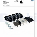 Delphi Σετ τακάκια, Δισκόφρενα - LP2069