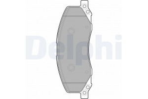 Delphi Σετ τακάκια, Δισκόφρενα - LP2082