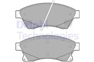 Delphi Σετ τακάκια, Δισκόφρενα - LP2142