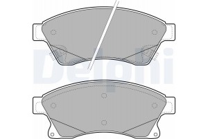 Delphi Σετ τακάκια, Δισκόφρενα - LP2142