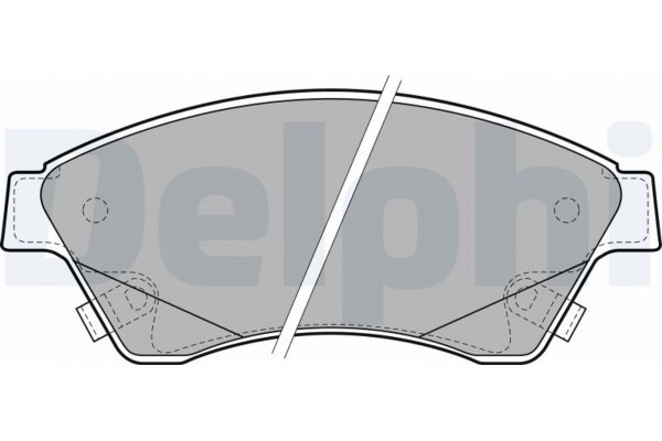 Delphi Σετ τακάκια, Δισκόφρενα - LP2171