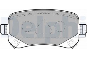 Delphi Σετ τακάκια, Δισκόφρενα - LP2174