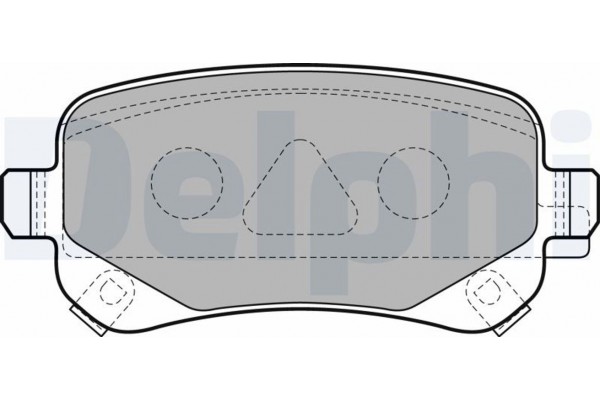 Delphi Σετ τακάκια, Δισκόφρενα - LP2174