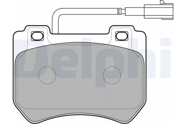 Delphi Σετ τακάκια, Δισκόφρενα - LP2200