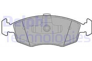 Delphi Σετ τακάκια, Δισκόφρενα - LP2274