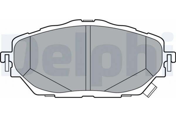 Delphi Σετ τακάκια, Δισκόφρενα - LP3378