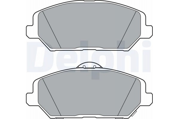 Delphi Σετ τακάκια, Δισκόφρενα - LP3385