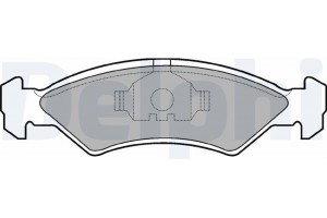 Delphi Σετ τακάκια, Δισκόφρενα - LP351