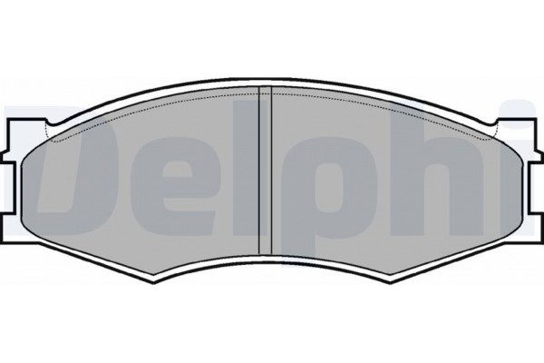 Delphi Σετ τακάκια, Δισκόφρενα - LP358