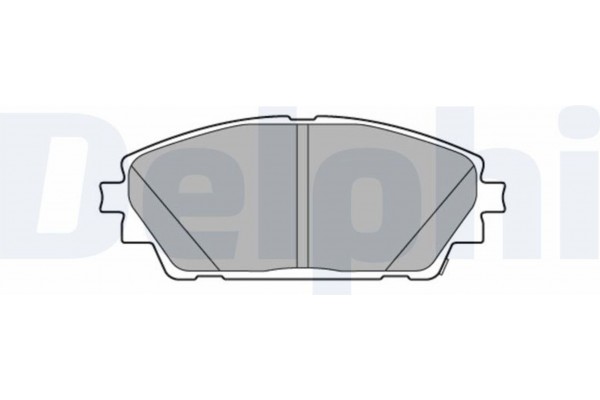 Delphi Σετ τακάκια, Δισκόφρενα - LP3632