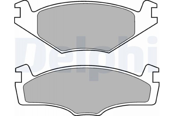 Delphi Σετ τακάκια, Δισκόφρενα - LP421