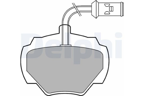 Delphi Σετ τακάκια, Δισκόφρενα - LP475