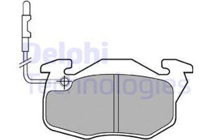 Delphi Σετ τακάκια, Δισκόφρενα - LP490