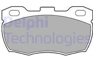 Delphi Σετ τακάκια, Δισκόφρενα - LP506