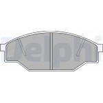 Delphi Σετ τακάκια, Δισκόφρενα - LP538