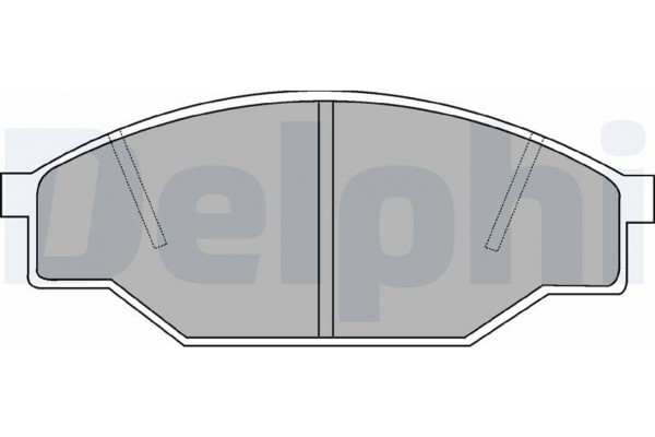 Delphi Σετ τακάκια, Δισκόφρενα - LP538