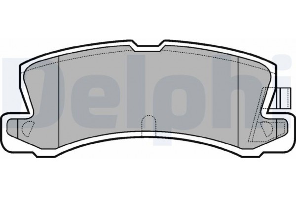 Delphi Σετ τακάκια, Δισκόφρενα - LP611