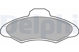 Delphi Σετ τακάκια, Δισκόφρενα - LP673