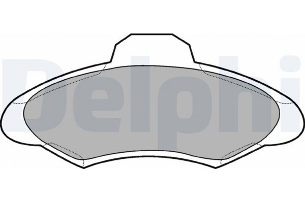 Delphi Σετ τακάκια, Δισκόφρενα - LP673