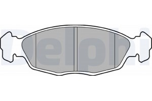 Delphi Σετ τακάκια, Δισκόφρενα - LP702