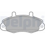 Delphi Σετ τακάκια, Δισκόφρενα - LP766