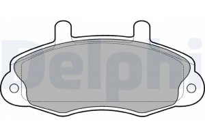 Delphi Σετ τακάκια, Δισκόφρενα - LP766