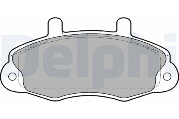 Delphi Σετ τακάκια, Δισκόφρενα - LP766