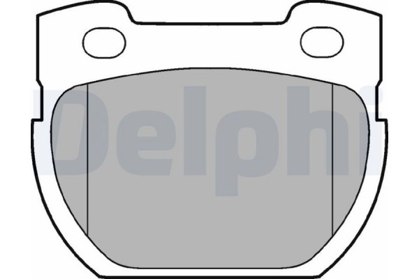 Delphi Σετ τακάκια, Δισκόφρενα - LP777