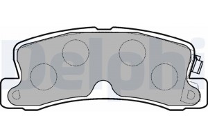 Delphi Σετ τακάκια, Δισκόφρενα - LP834