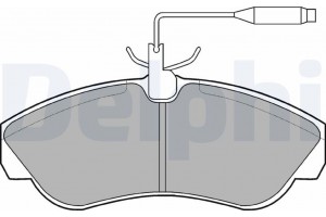 Delphi Σετ τακάκια, Δισκόφρενα - LP878