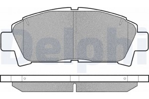 Delphi Σετ τακάκια, Δισκόφρενα - LP940