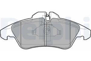 Delphi Σετ τακάκια, Δισκόφρενα - LP980