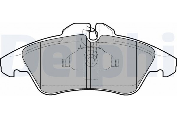 Delphi Σετ τακάκια, Δισκόφρενα - LP980