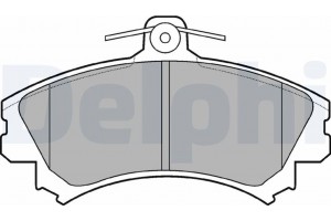 Delphi Σετ τακάκια, Δισκόφρενα - LP993