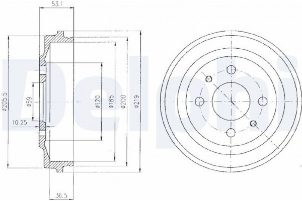 Delphi Ταμπούρο - BF136