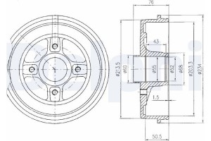 Delphi Ταμπούρο - BF423