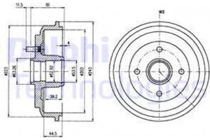 Delphi Ταμπούρο - BF487