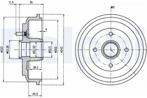 Delphi Ταμπούρο - BF487