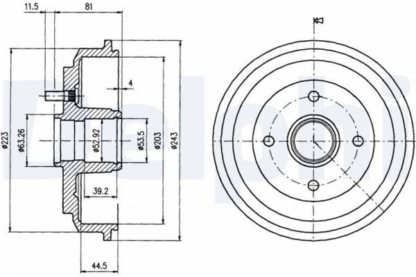 Delphi Ταμπούρο - BF487