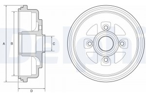 Delphi Ταμπούρο - BF607