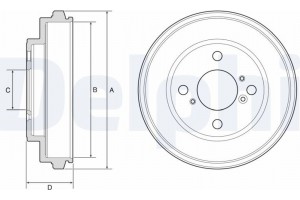 Delphi Ταμπούρο - BF625