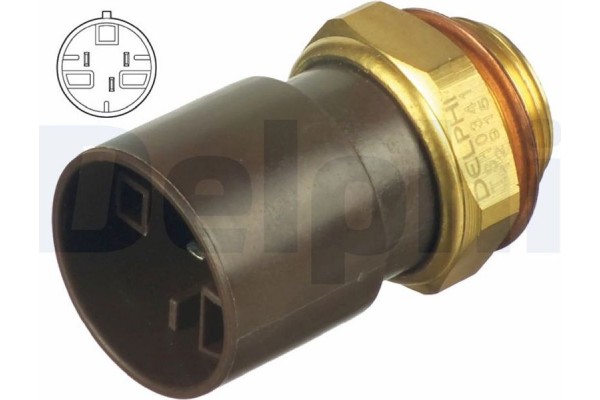 Delphi Θερμικός διακόπτης, Βεντιλατέρ Ψυγείου - TS10341