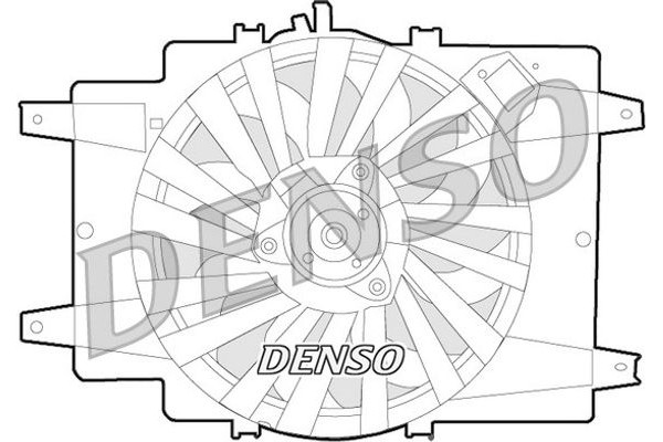 Denso Βεντιλατέρ, Ψύξη Κινητήρα - DER01008